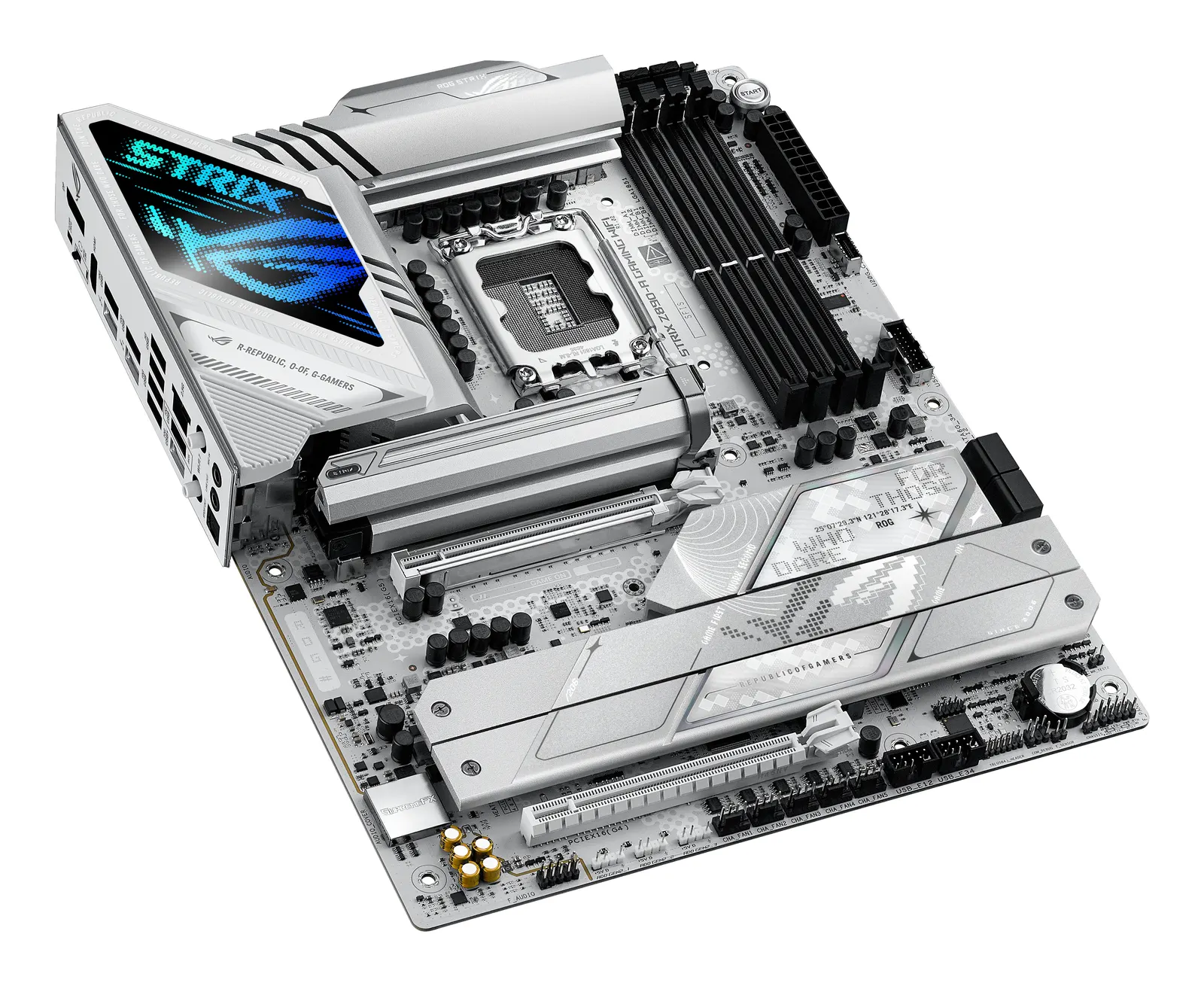 დედაპლატა ASUS Motherboard ROG STRIX Z890-A GAMING WIFI s1851 Z890 4xDDR5 M.2 DP HDMI Wi-Fi BT ATX