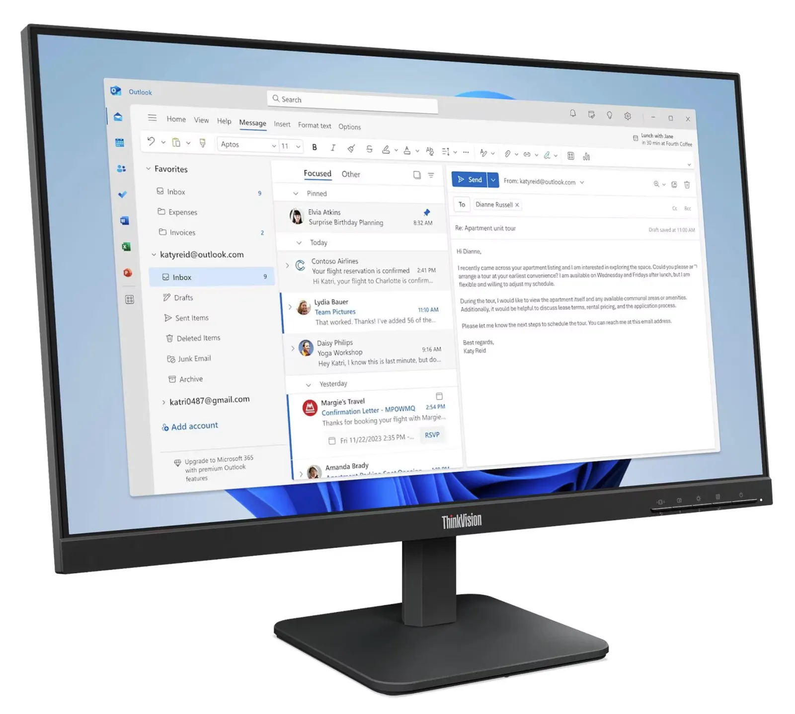 LENOVO ThinkVision S24-4e Monitor 23.8"