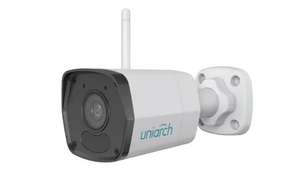 IP კამერა - 2მპ, 4მმ, Bullet, WiFi, Mic, SD, ANR, Uniview Uho-B1R-M2F4