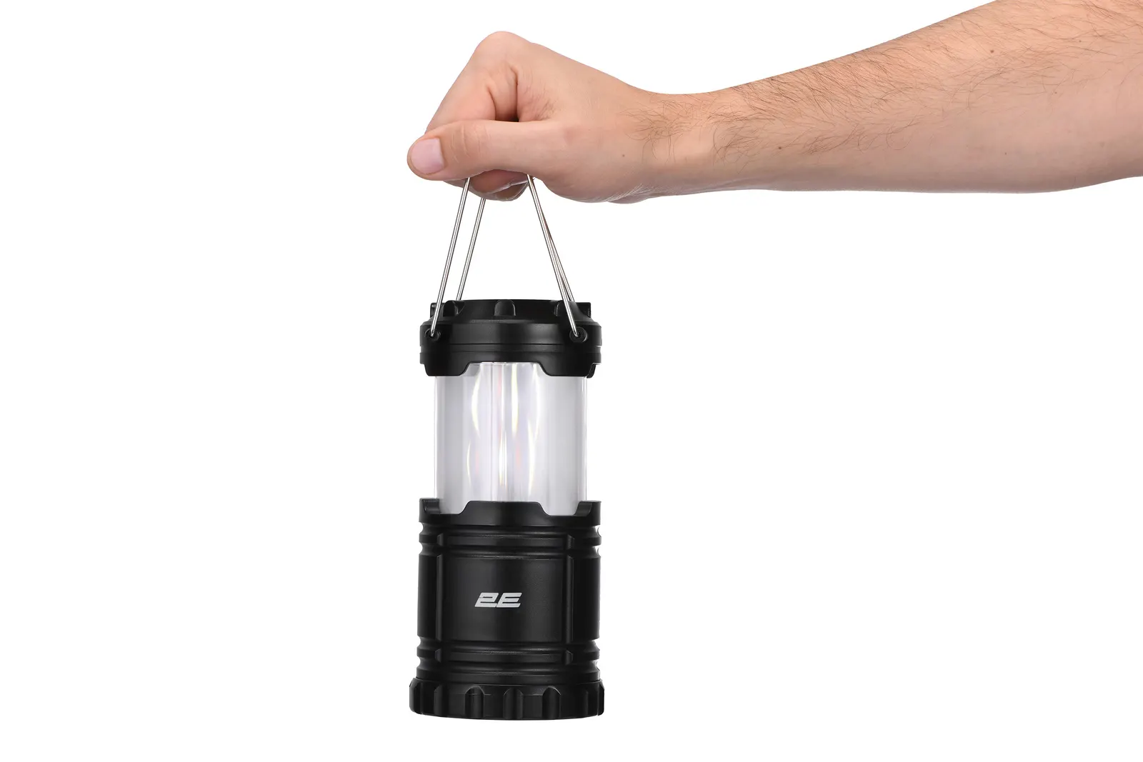ფანარი 2E Camping lantern on batteries PLBL3AA Flame AAx3 200lm 3W folding 2 lighting modes flame/white light IP44 0.26kg