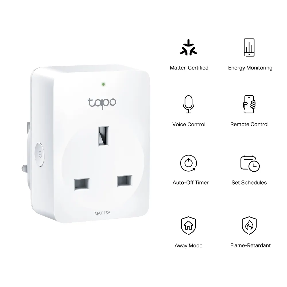 ჭკვიანი შტეფსელი TP-Link Tapo P110M Mini Smart Wi-Fi Socket