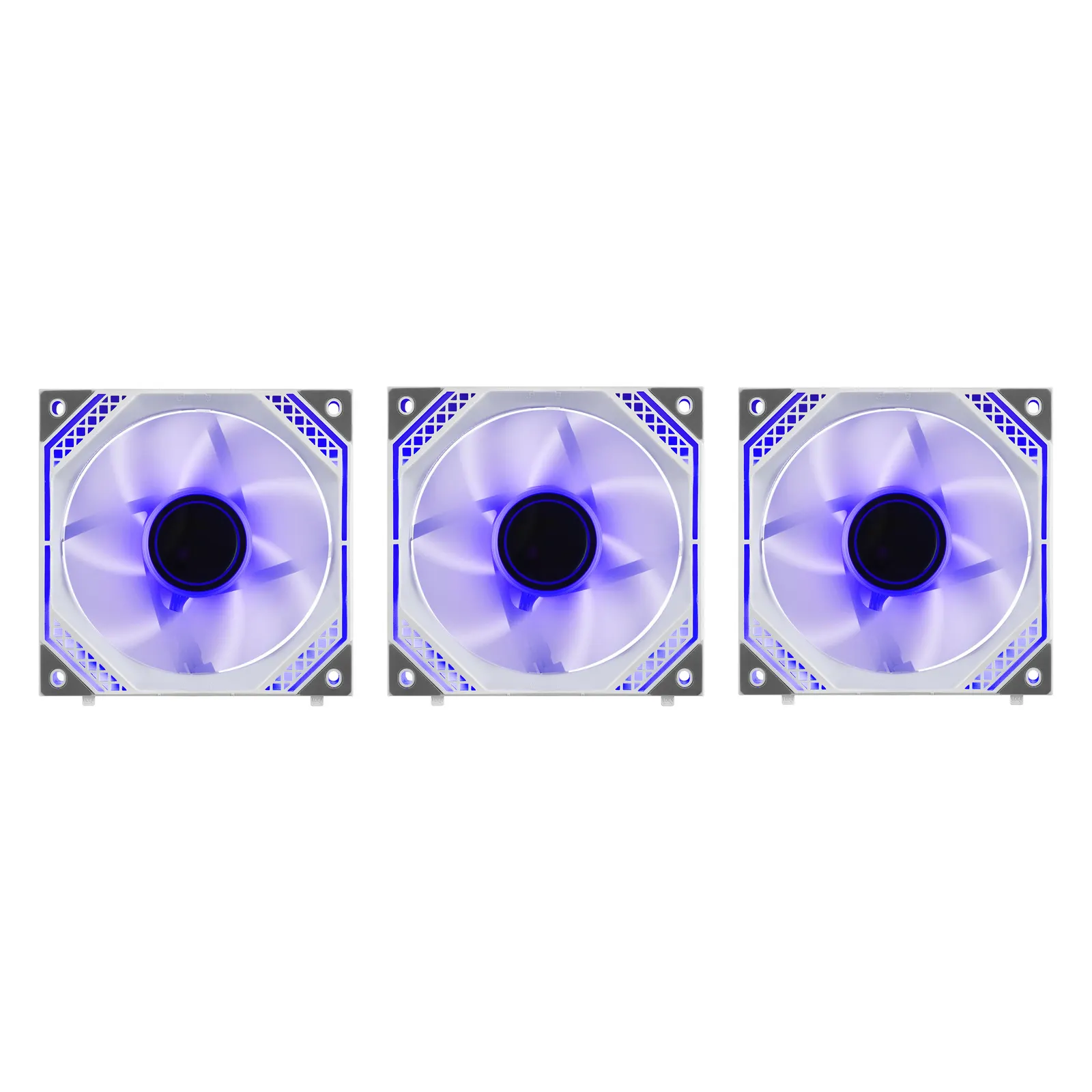 ქეისის ვენტილატორი 2E GAMING Case Fan Air Cool Magic Mirror ACF120MW-ARGB, 3x120mm, 2000rpm, 4pin PWM +5VARGB, 20.5dBa, white