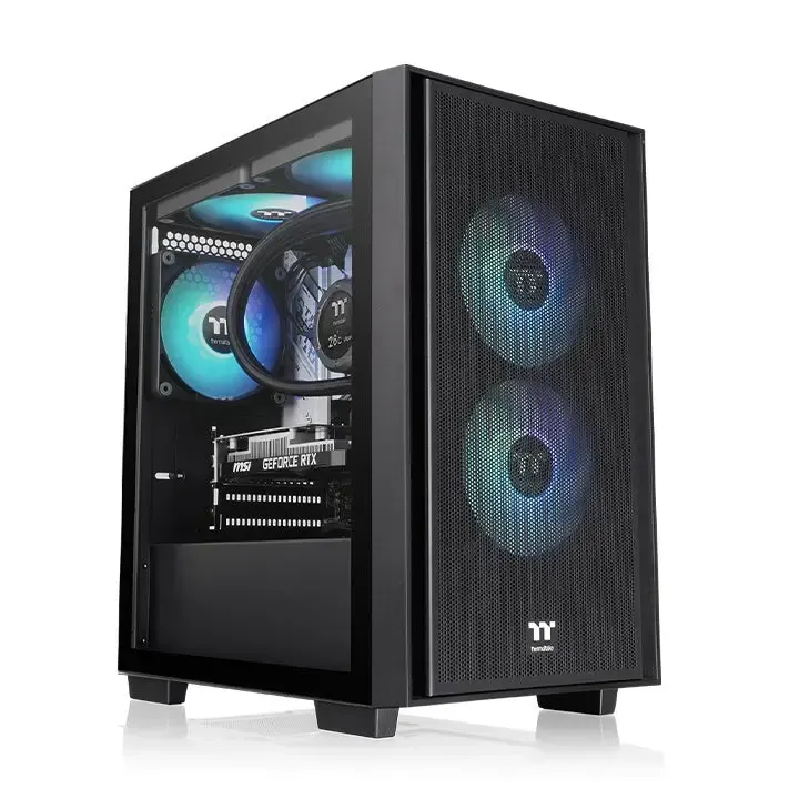 Thermaltake, Versa H16 TG ARGB Case Black.
