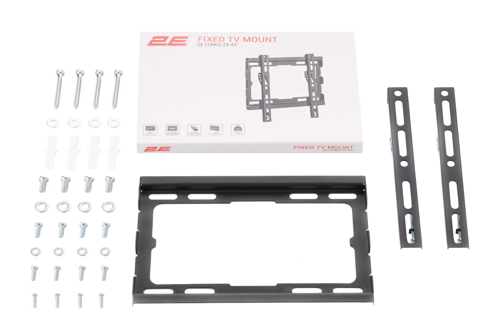 ტელევიზორის საკიდი 2E Fixed TV mount Luned 23-43"