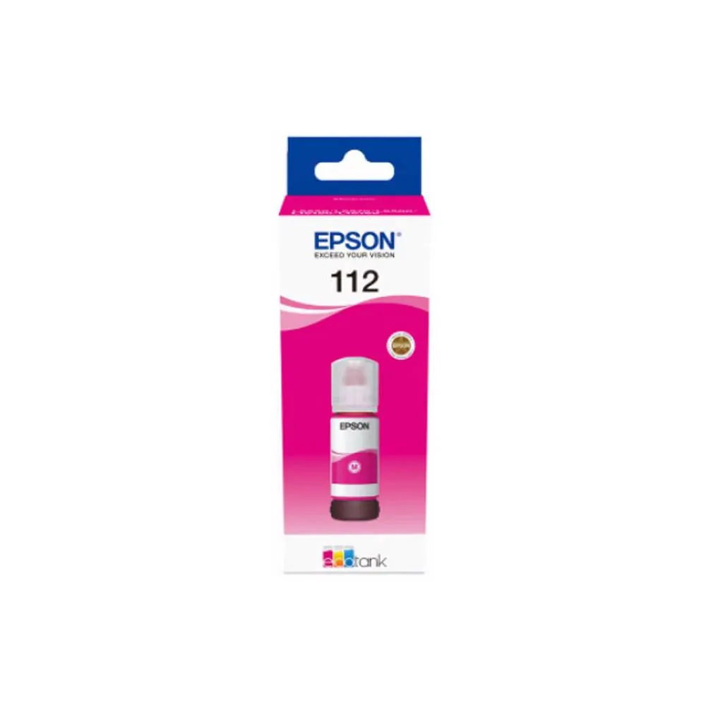 Epson კარტრიჯის მელანი EcoTank 112 I/C (M) L65**/L15*** Magenta Bottle