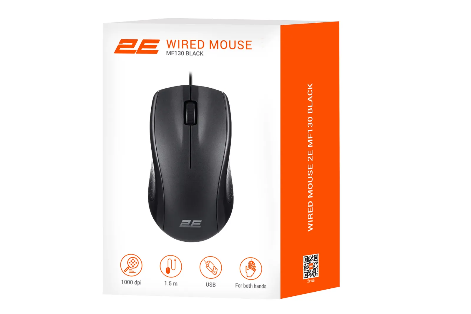 2E Mouse MF130 USB Black