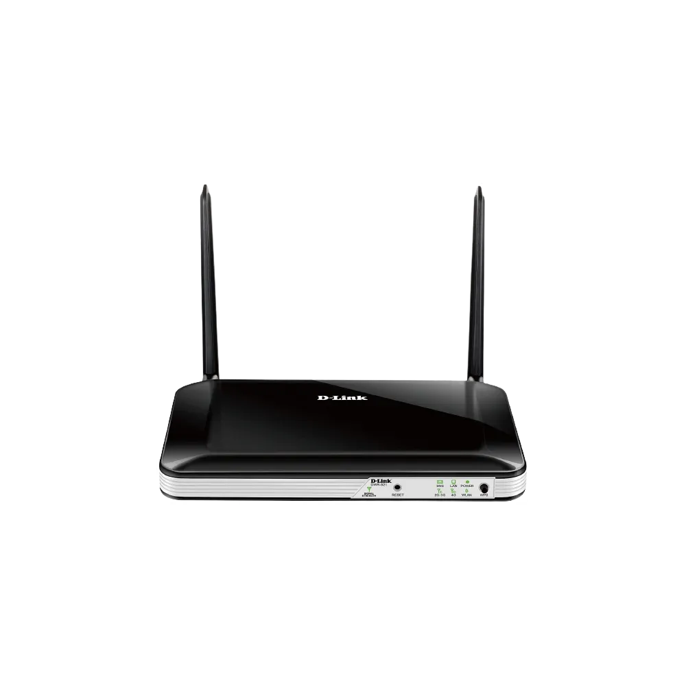D-Link DWR-921 N300 Wi-Fi LTE Router, 100Base-TX WAN, 4x100Base-TX LAN, 2x3dBi detachable LTE antennas, 2x3dBi internal Wi-Fi antennas, SIM slot