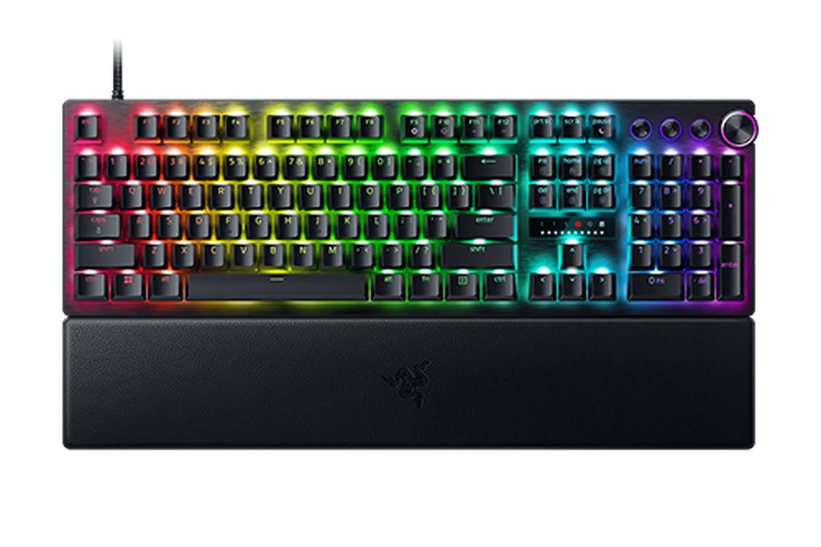 Razer Keyboard Huntsman V3 Pro RGB 104key Analog Optical Switches GEN-2, USB-A/ EN, black