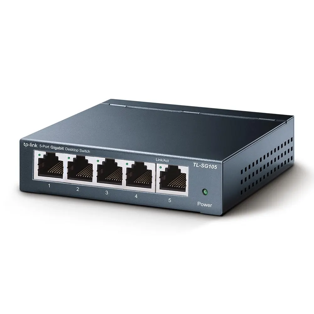 სვიჩი TP-Link, TL-SG105, 5-Port 10/100/1000Mbps Desktop Switch