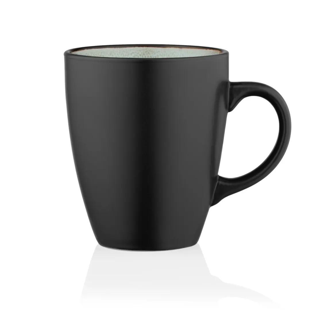 Mug ARDESTO Bolzano, 380ml, ceramic, black-green