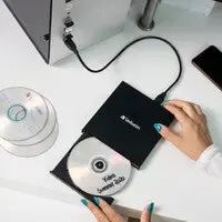 Mobile DVD Verbatim External CD/DVD-RW, USB2.0 (53504)