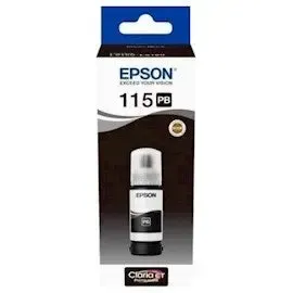 EPSON, 115 Photo Black Ink Bottle C13T07D14A