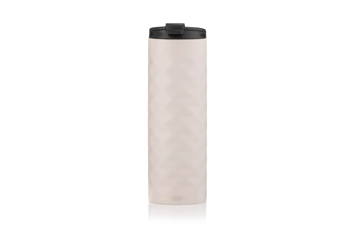 Ardesto Travel mug Bright City 400 ml, stainless steel, beige