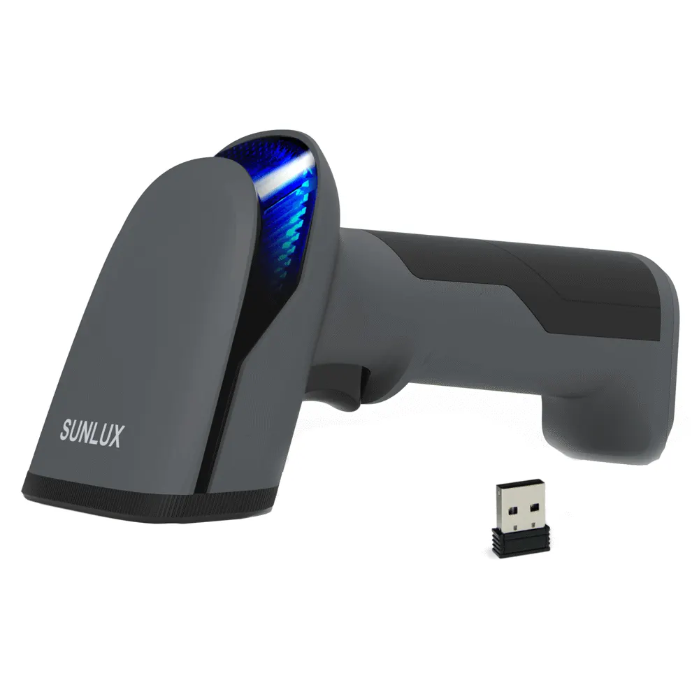 ბარკოდის სკანერი Sunlux XL-9620D, Bluetooth, USB, USB-VCP, Barcode Scanner, Black