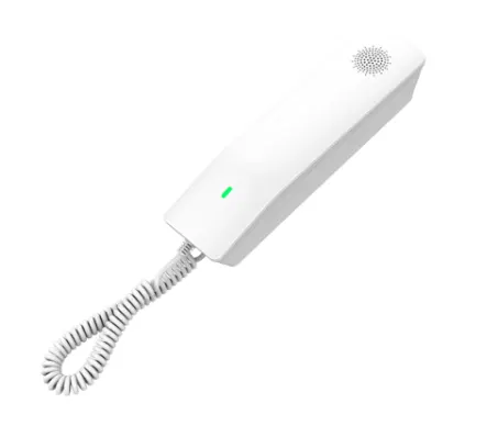 IP ტელეფონი Grandstream GHP610, White Compact Hotel IP Phones, 2 lines, 2 SIP accounts, One 10/100 Mbsps Ethernet ports, PoE, No PSU included