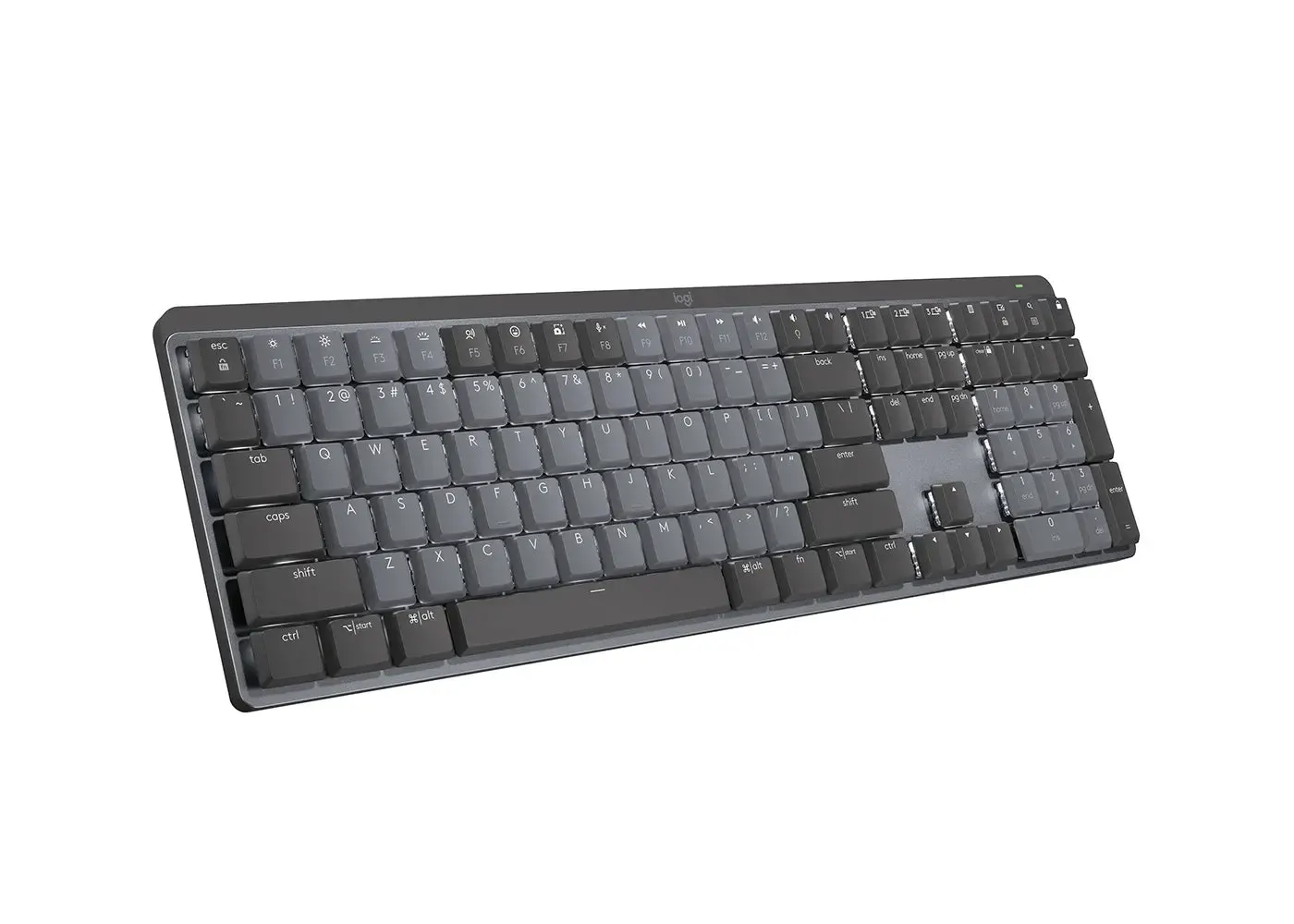 logitech, MX Mechanical Clicky, Keyboard Graphite