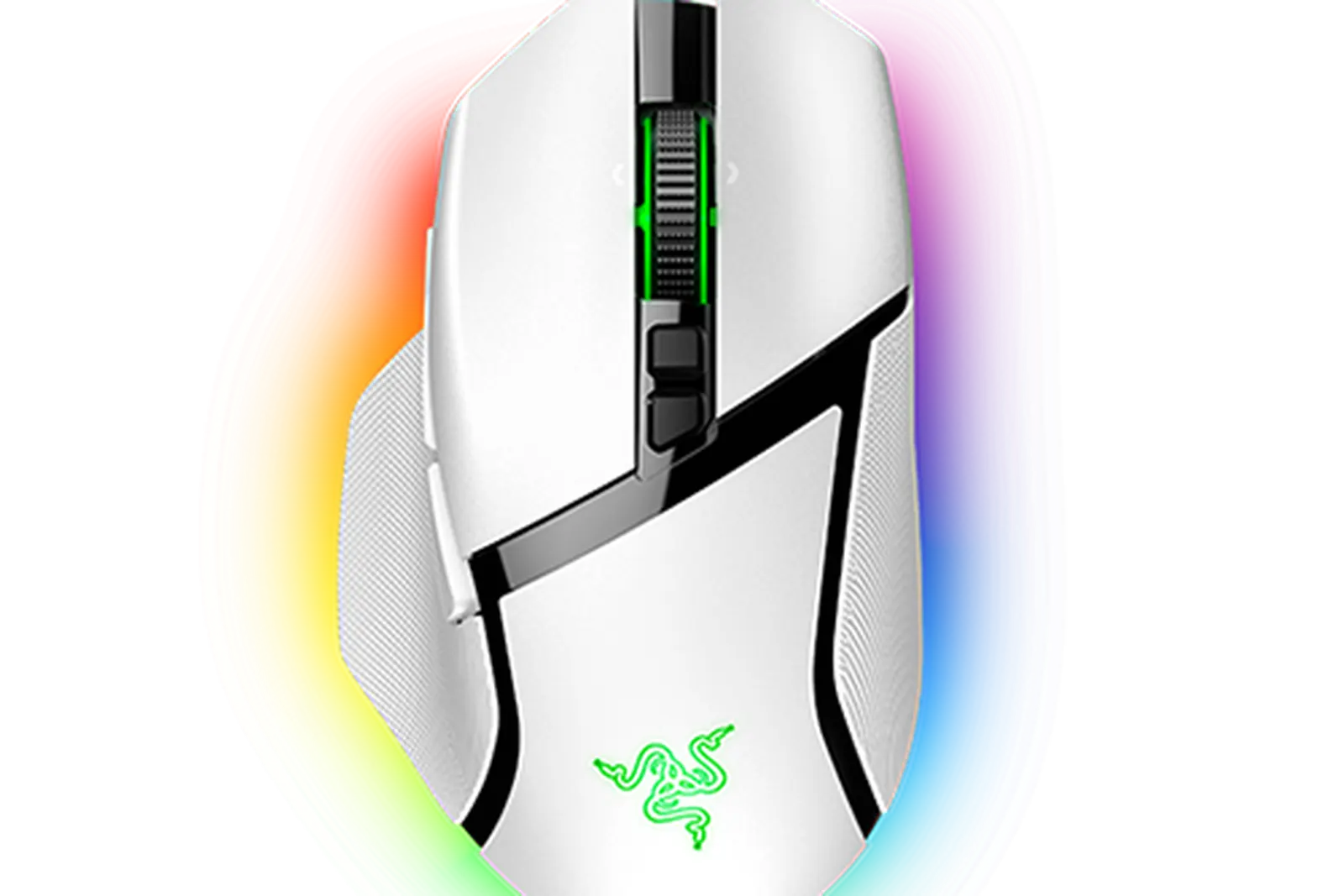 მაუსი Razer Mouse Basilisk V3 Pro, RGB, USB-A/WL/BT, white