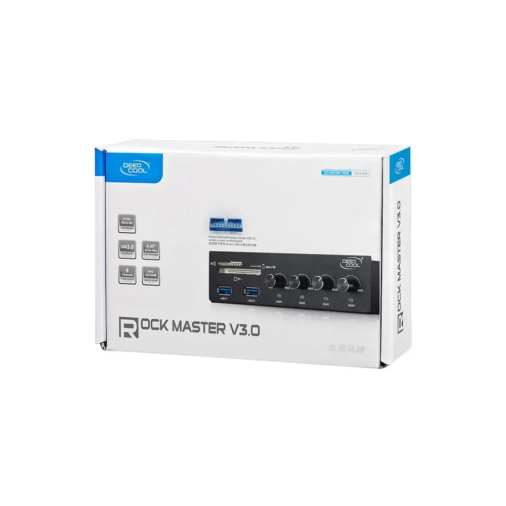 კომპიუტერის აქსესუარი DeepCool, ROCK MASTER V3.0 Fan Control Panel