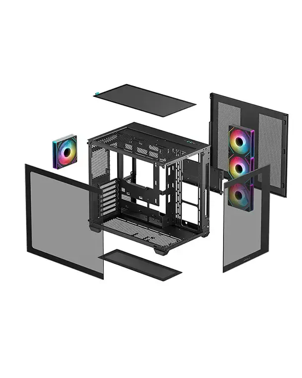 ქეისი Deepcool, CG530 4F, Case Black