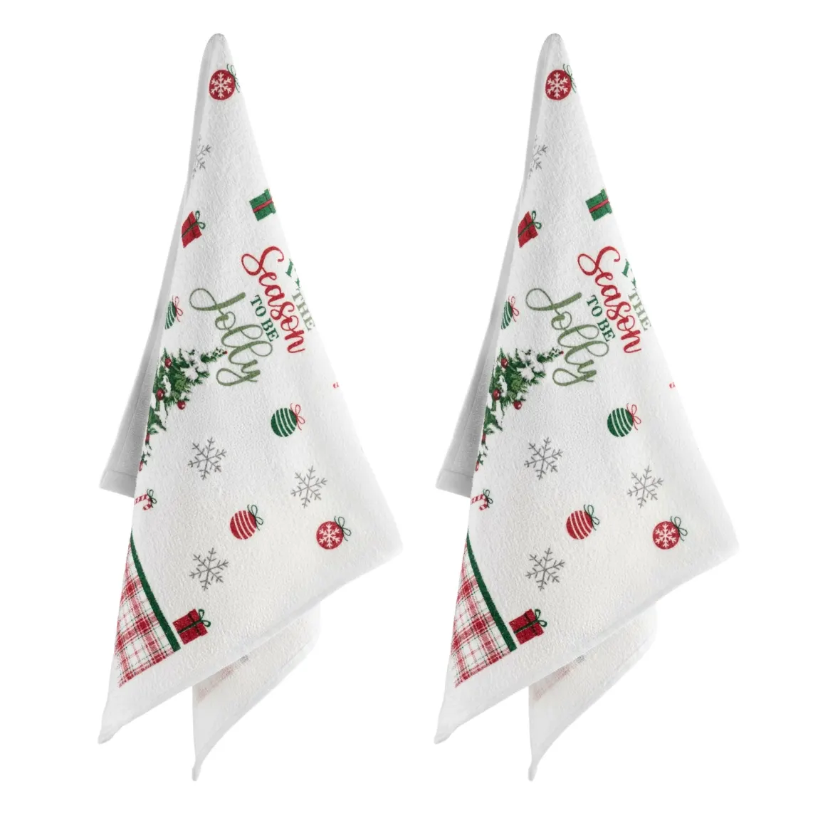 Ardesto Gift set of towels in a box Christmas Tree 38x63cm, 2pcs, 100% cotton, green