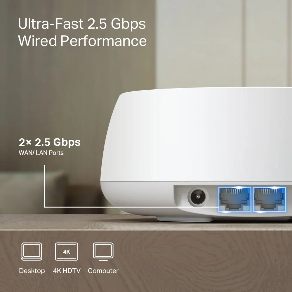 Mesh სისტემა TP-Link Deco BE25 Home Mesh WiFi 7 System