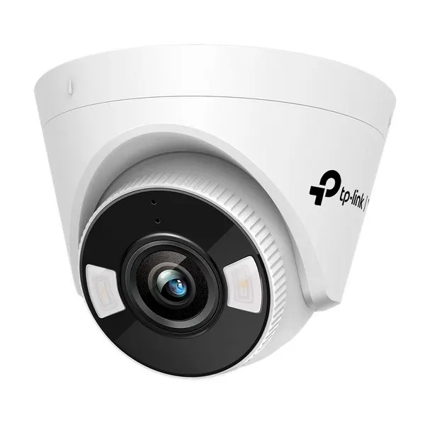 IP კამერა TP-LINK VIGI C430 Full-Color Turret Network Camera - Indoor, 3MP, 2560 × 1440, 2.8mm Lens, 128.7° Diagonal Viewing Angle, Full-Color Night Vision, IR Cut Filter, RJ-45, PoE/12V DC, Two-Way Audio