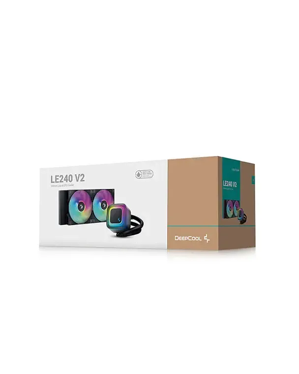ქულერი Deepcool, LE240 V2, Liquid AIO Cooler, Black
