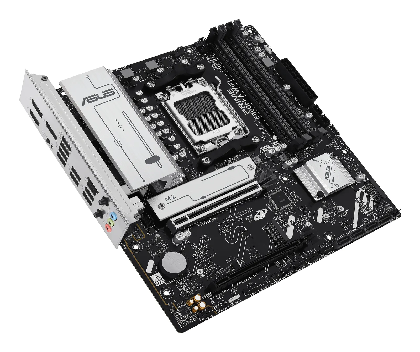 დედაპლატა ASUS Motherboard PRIME B850M-A WIFI sAM5 B850 4xDDR5 M.2 HDMI DP WiFi BT mATX
