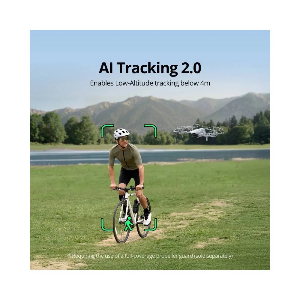 დრონი Potensic Drone ATOM 3 Sceen Remote (Fly More Combo) AI Tracking Grey PixSync 5.0, 3 Batteries, Grey