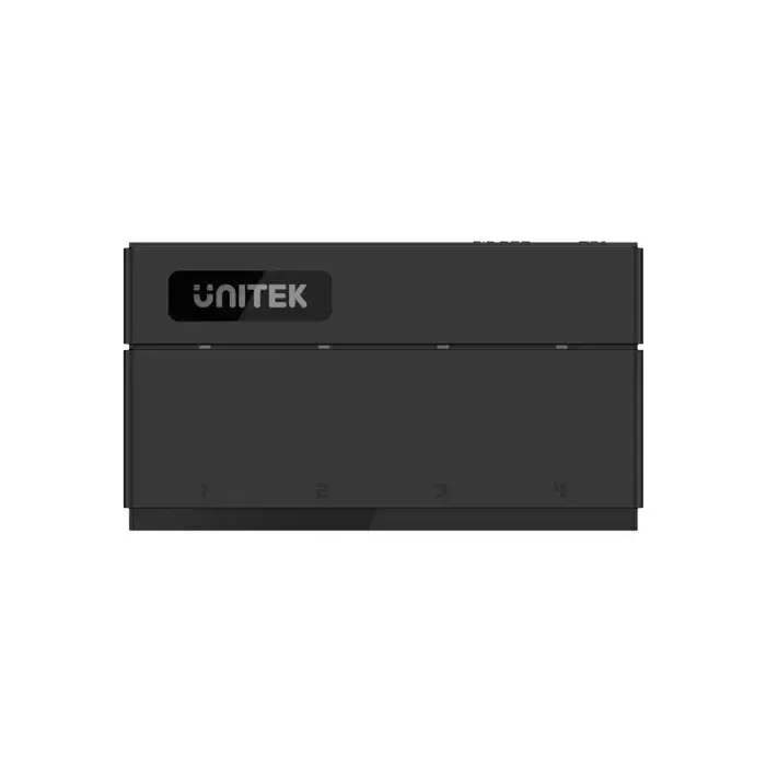 Y-HB03001, UNITEK 4-in-1 USB3.0 4-Port Hub with Charging Function, 12V2A Power Adapter, Black