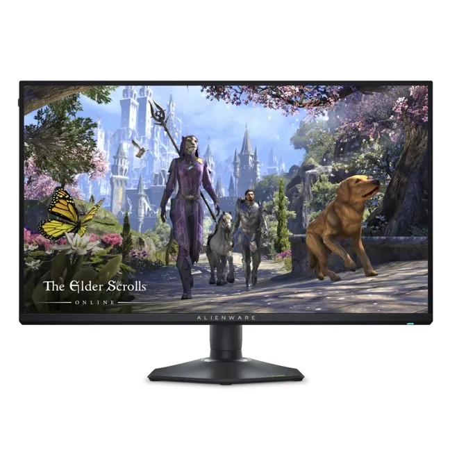 მონიტორი Dell Alienware 27 Gaming Dual-Resolution Monitor - AW2725QF - 27" UHD/FHD ,330Hz, IPS, 0.5ms, 600 cd/m2, 2xHDMI, DP, USB-C, Swivel, Pivot, Black, 3Yrw