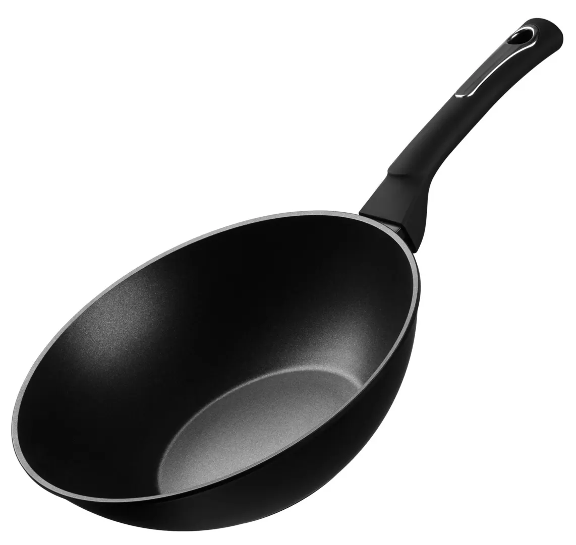 ტაფა Ardesto Frying pan WOK Gemini 28 cm, black, aluminum