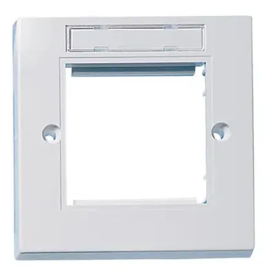 LAN როზეტი Surface Box UK 1G 28mm, White