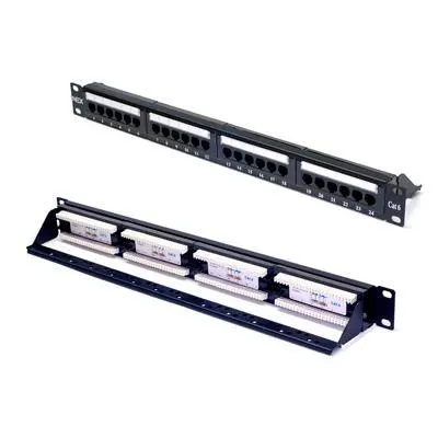CAT6 UTP PATCH PANEL 1U, NEX PP-CAT6-UTP-24