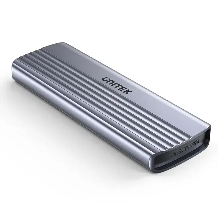 S1241B01, UNITEK, USB Adapter, USB-C 10Gbps to NVMe M.2 SSD Enclosure, up to 8TB, Space Grey.