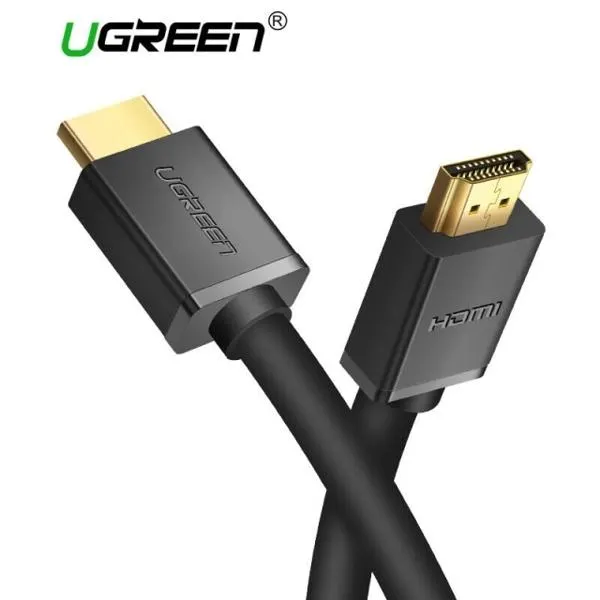 UGREEN HD104 HDMI Cable 2.0 Computer TV Engineering Decoration Line HD 3D Visual Effect 25m (Black) (10113)