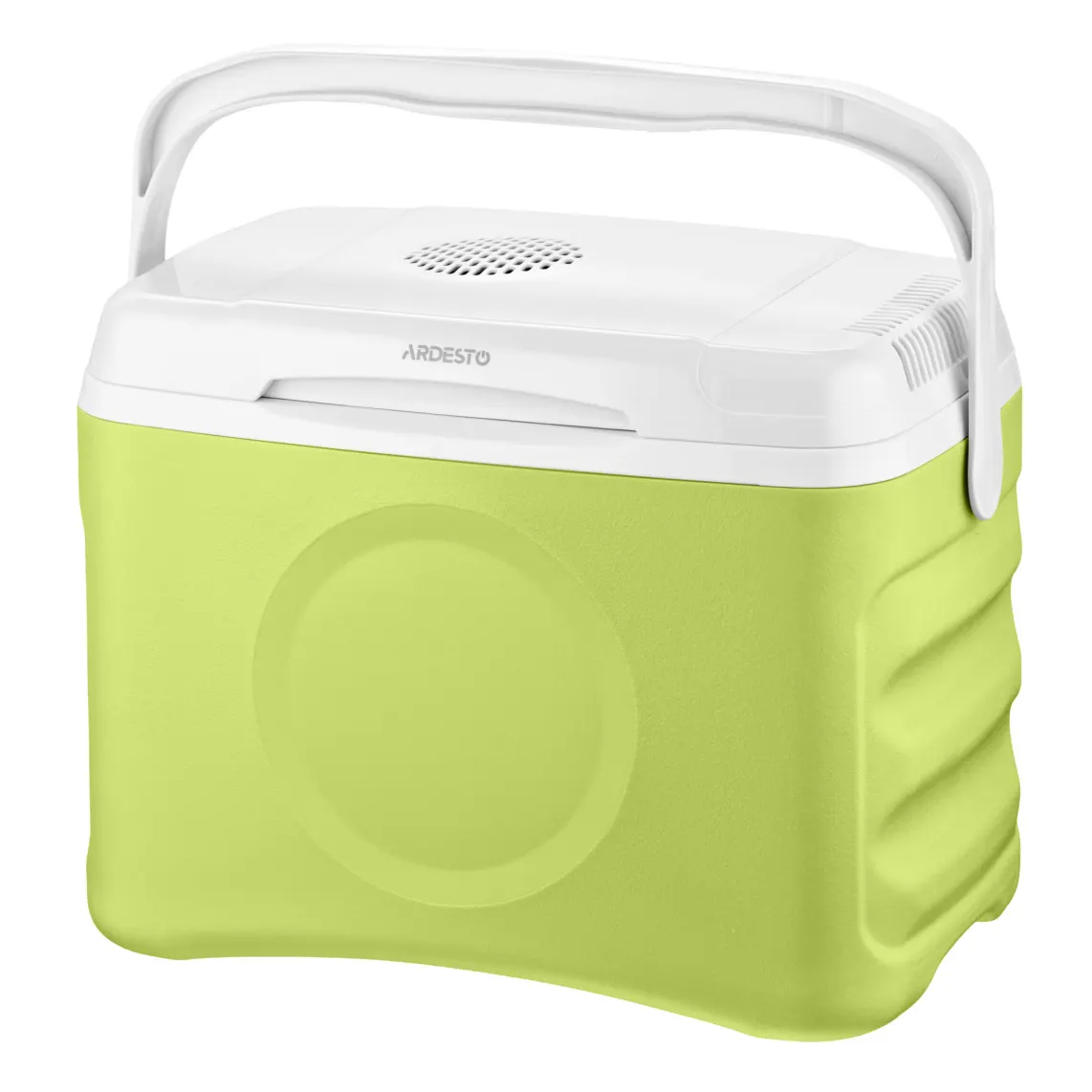 ARDESTO travel refrigerator, 2in1, 21l, 220/12V, heating 55°C, cooling 18-20°C, USB port, 4.3kg, light green