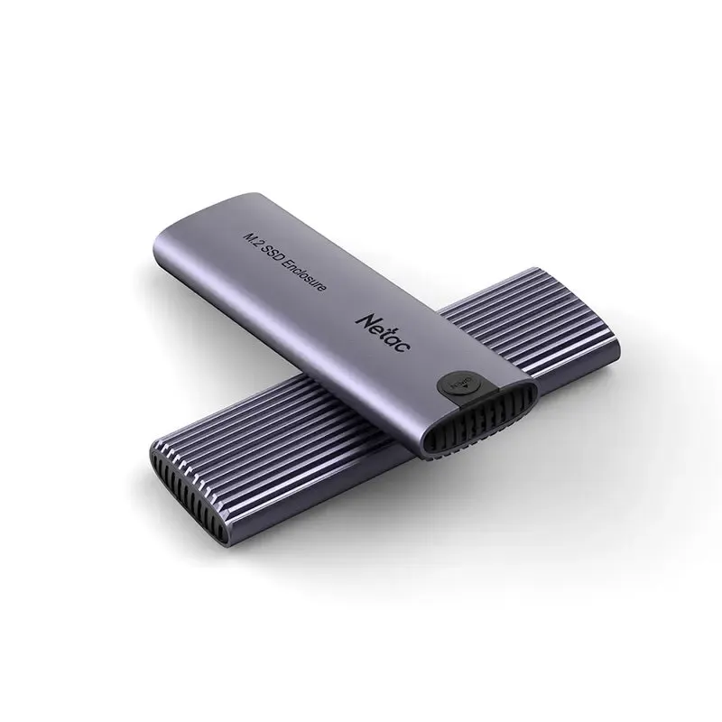 WH51,NETAC,USB Adapter,M.2 NVMe/SATA SSD Case,USB3.1 Gen2 10Gb/s M-Key NVMe & SATA, C to C and C to A cable.