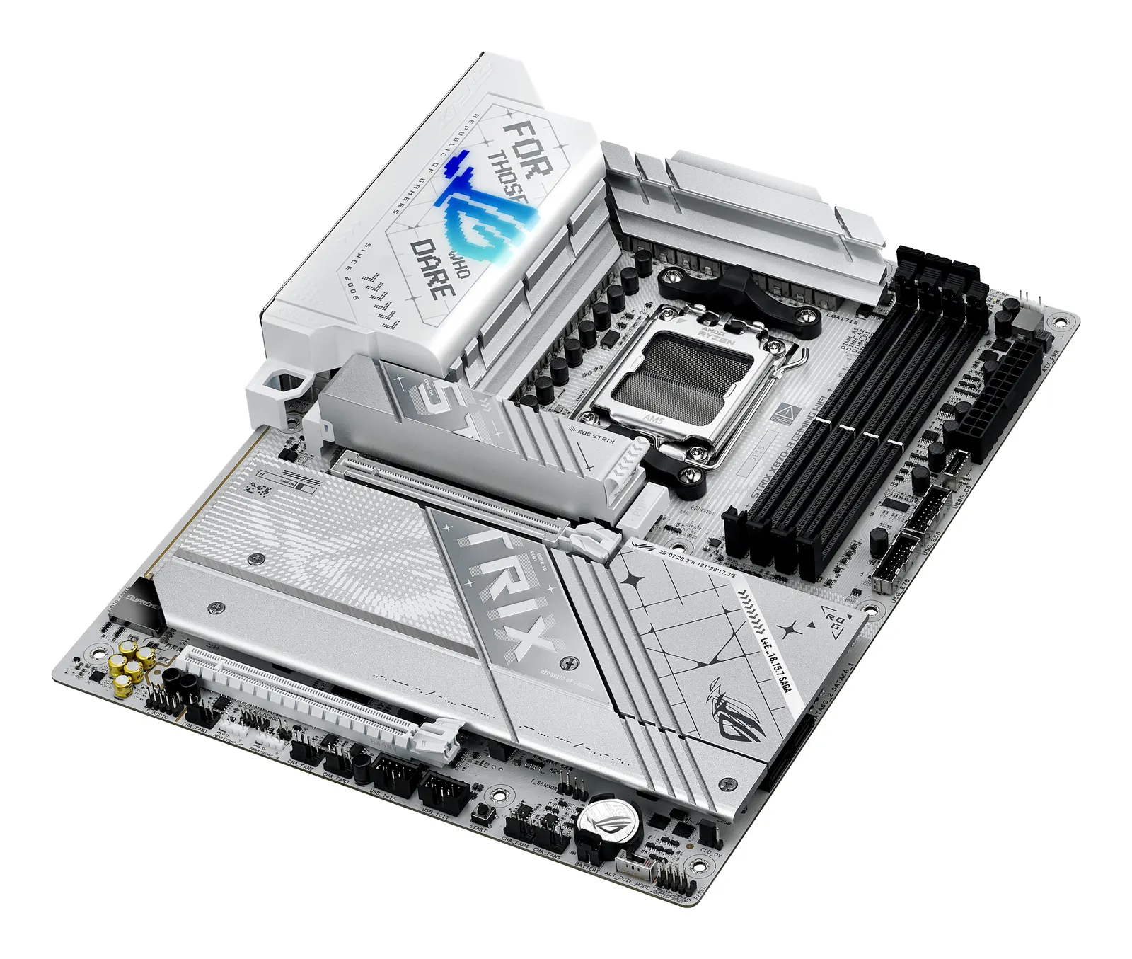დედაპლატა ASUS Motherboard ROG STRIX X870-A GAMING WIFI sAM5 X870 4xDDR5 M.2 HDMI DP WiFi BT ATX
