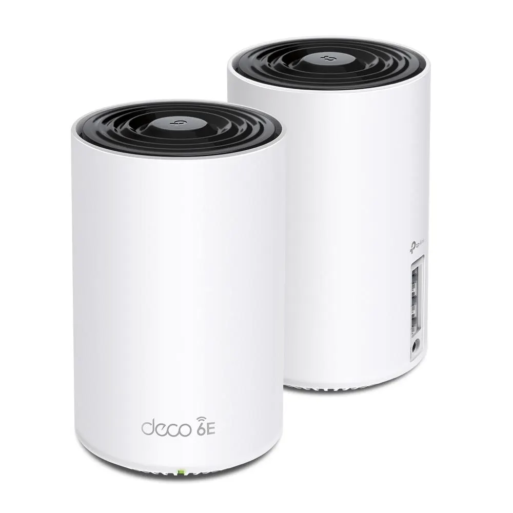 TP-Link, Deco XE75(2-pack), AXE5400 Whole Home Mesh Wi-Fi 6E System