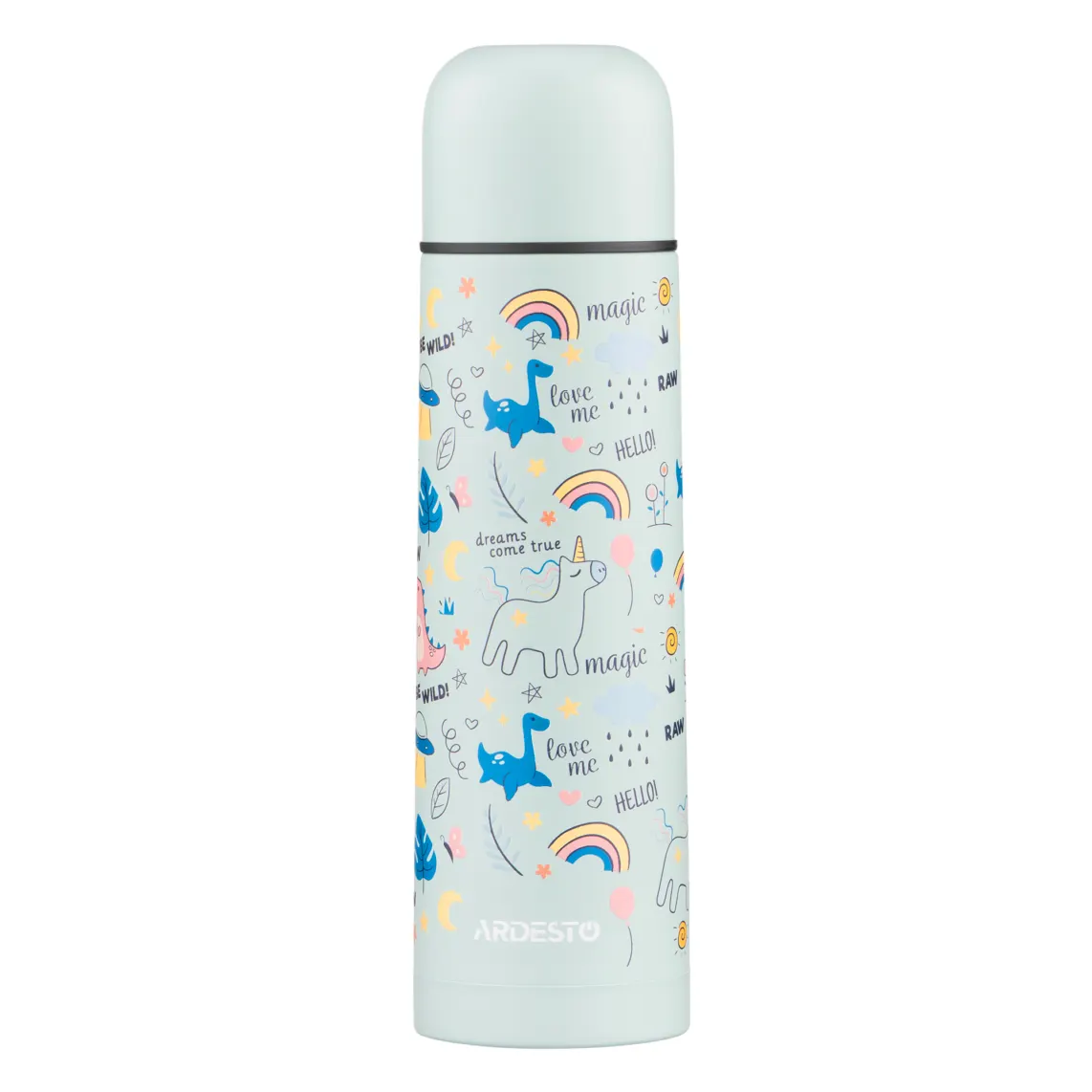 თერმოსი Ardesto Vacuum flask Magic 500ml, stainless steel, grey