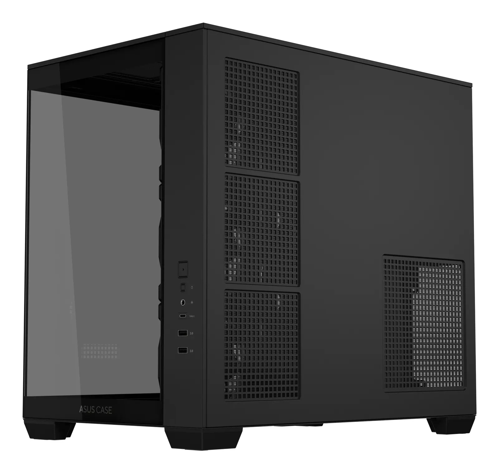 ქეისი ASUS A32 PLUS TG ARGB – Mid Tower | ATX/mATX/Mini-ITX | TG | 4×120mm ARGB Fans | Panoramic Design | GPU 420mm | CPU Cooler 165mm | 360mm Radiator | Black