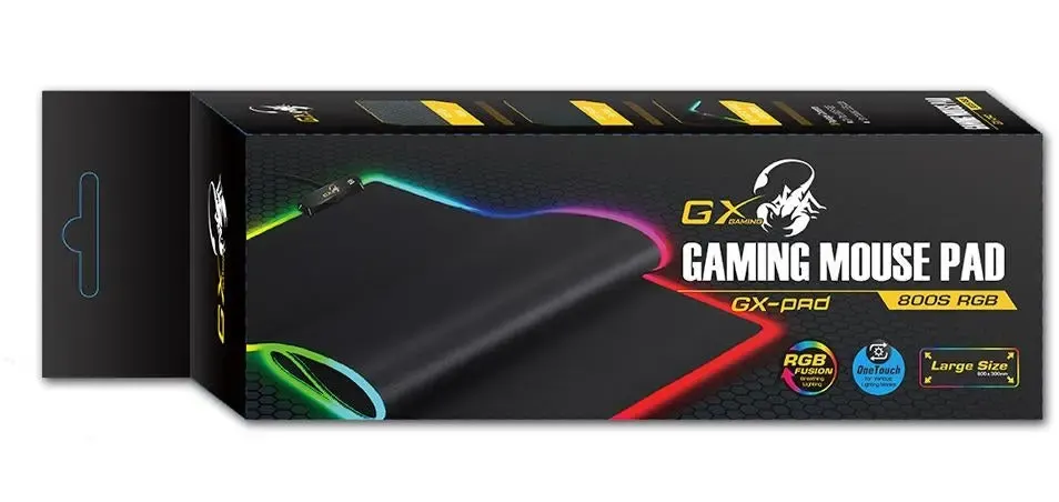 GX-Pad 800S RGB Large Gaming Combo Pad with LED ,Large Size : 800 x 300 x 3mm