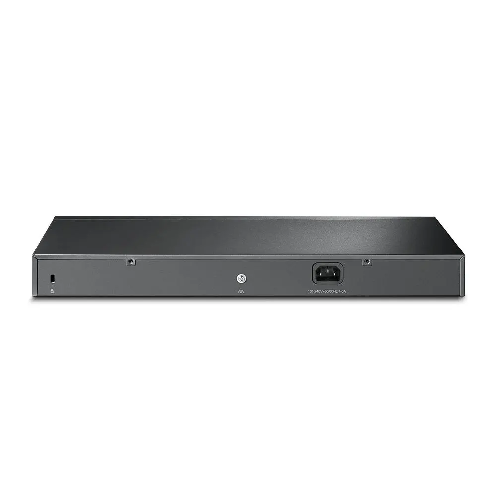 PoE სვიჩი TP-Link, TL-SL1226P, 24-Port 10/100Mbps + 2-Port Gigabit Rackmount Switch with 24-Port PoE+