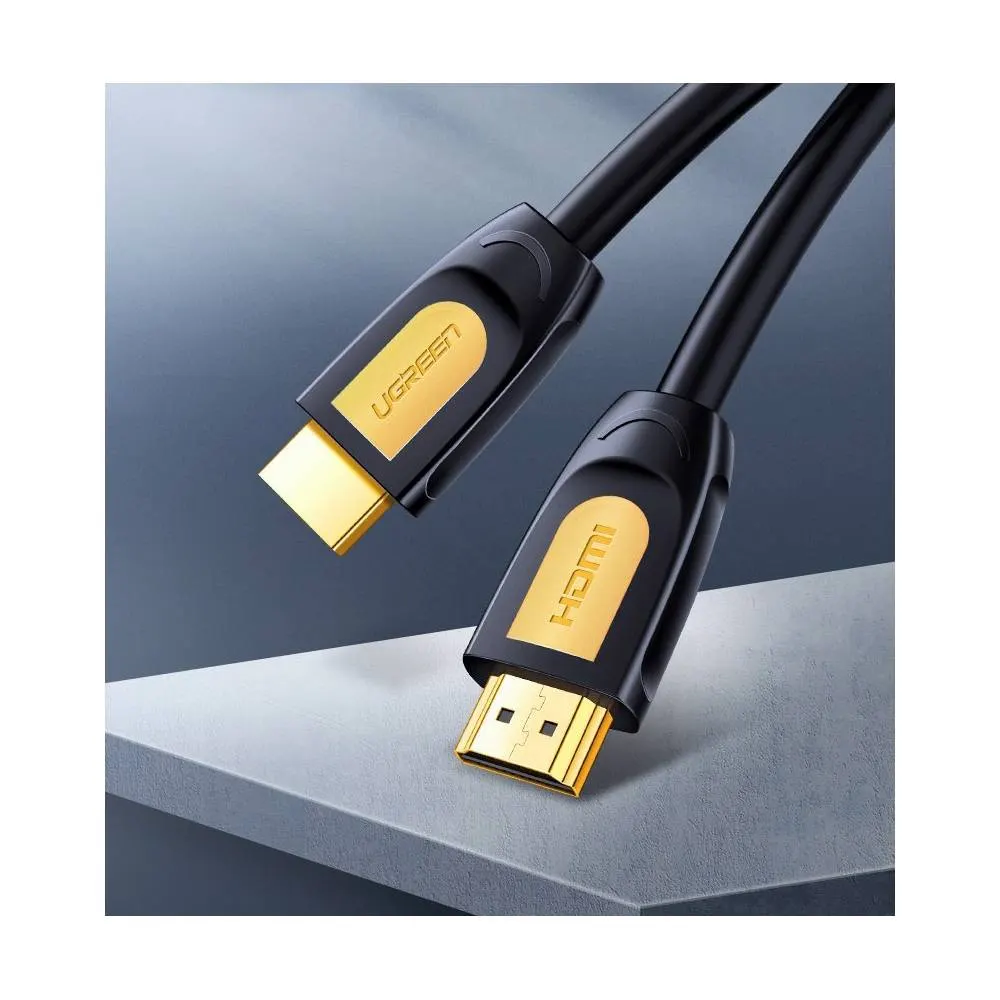 HDMI კაბელი UGREEN HD101 (10128) HDMI to HDMI Cable, 1.5m Yellow/Black