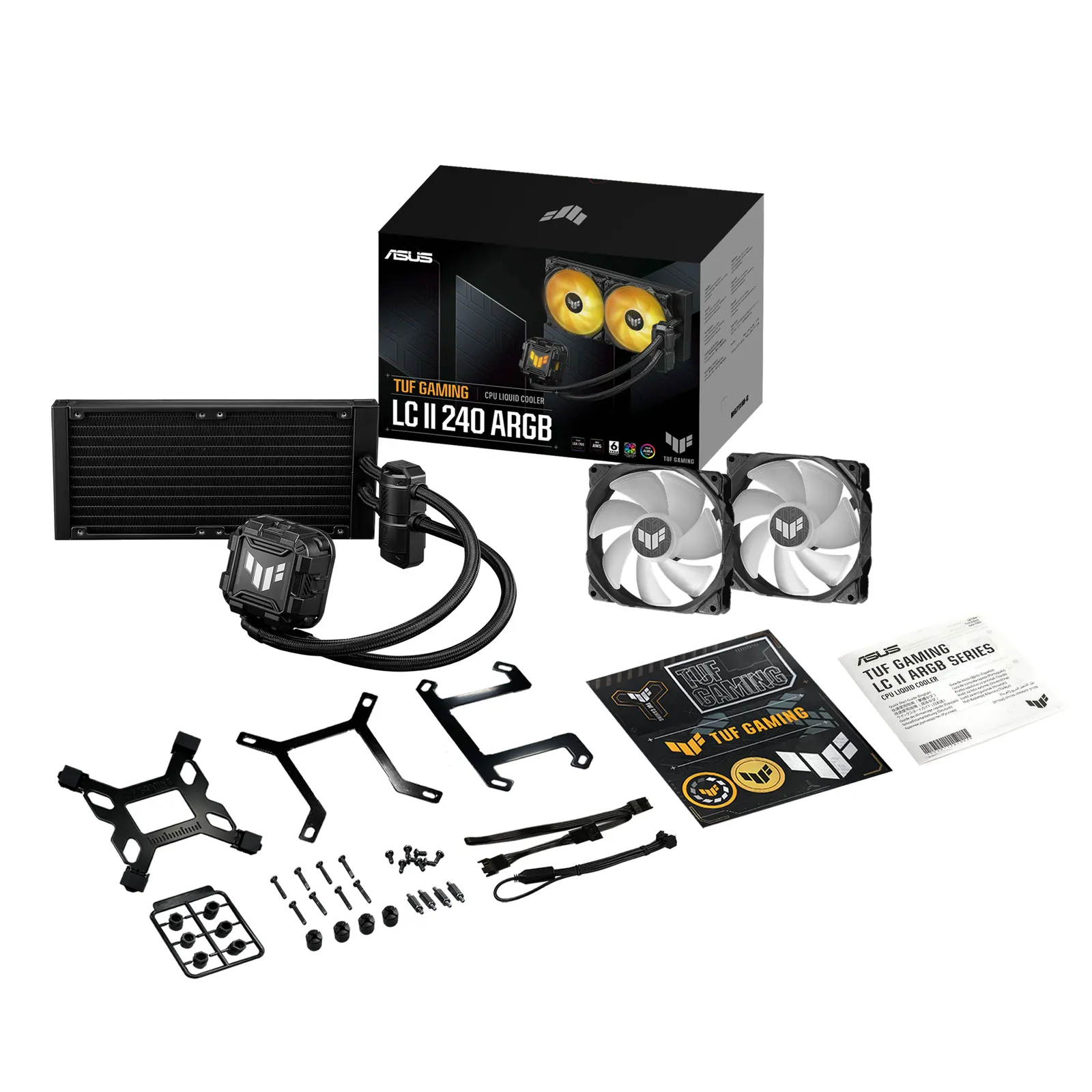 ქულერი ASUS TUF GAMING LC II 240 ARGB Intel LGA 1700, 1200, 115x, 2011, 2011-3, 2066 AMD AM4, TR4 ARGB