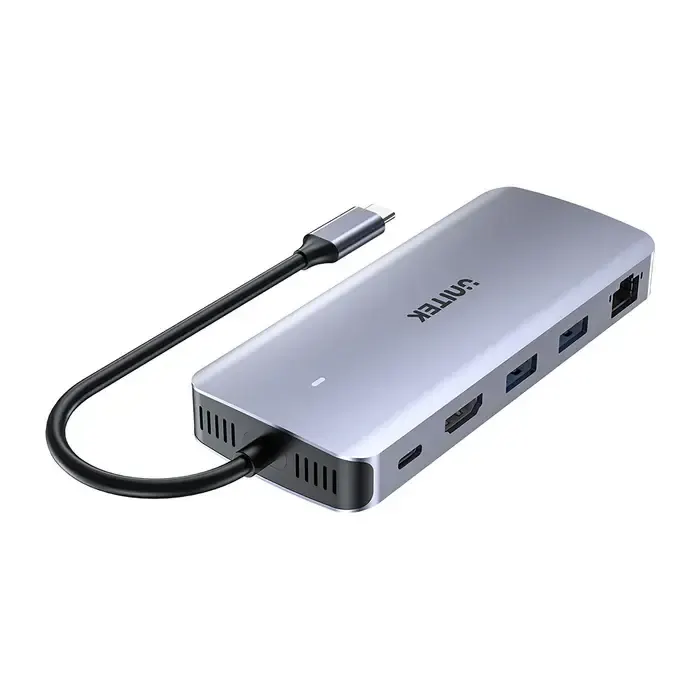 Type-C ჰაბი D1120A, UNITEK, USB HUB, 6-in-1 USB-C 10Gbps Hub.