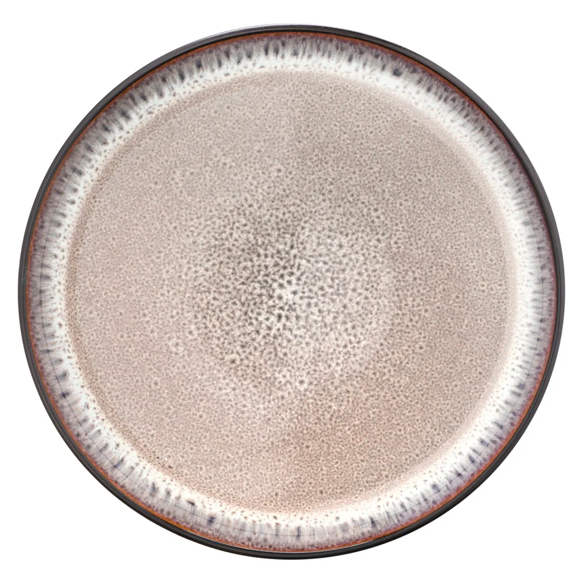 თეფში Ardesto Dinner plate Bolzano, 26.6cm, ceramic, black-brown