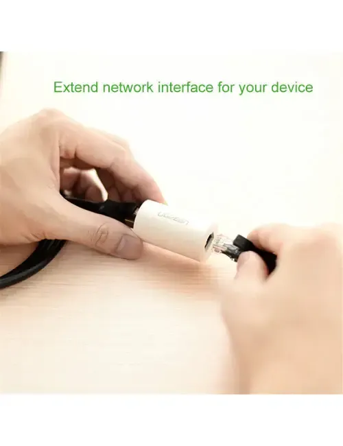 NW116 UGREEN (30837) Anti-Thunder RJ45 Ethernet Connector (Black)