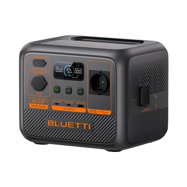 პორტატული კვების სადგური Bluetti AC50P Portable Power Station | 700W 504Wh